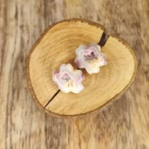 Puces d'oreilles Fleurette (Plusieurs coloris)