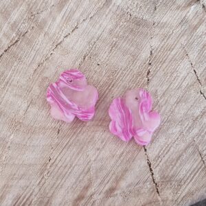 Boucle Nuage rose et nacre