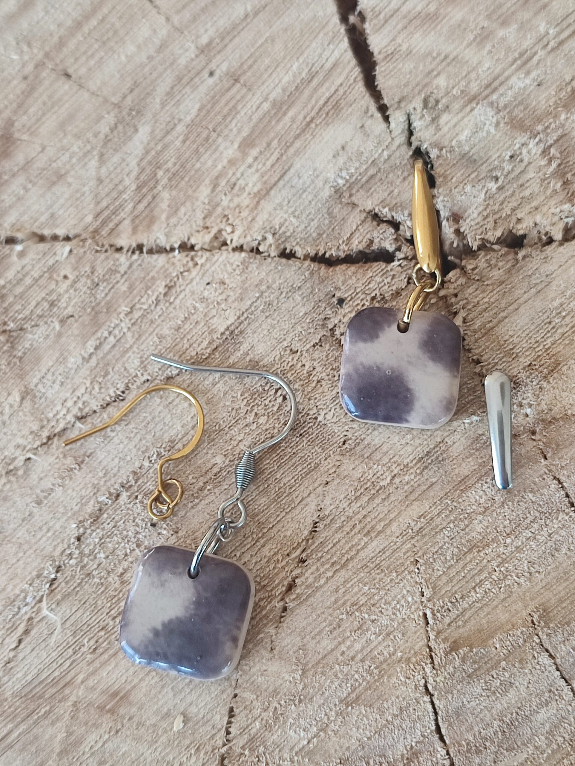 Boucle Mila marron & beige – Image 3