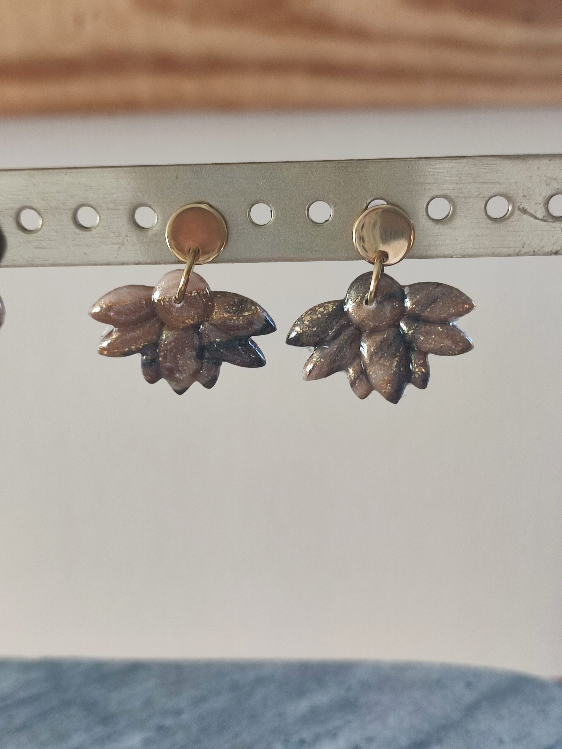 Boucle Erable bronze