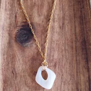 Pendentif Esméa nuage nacré