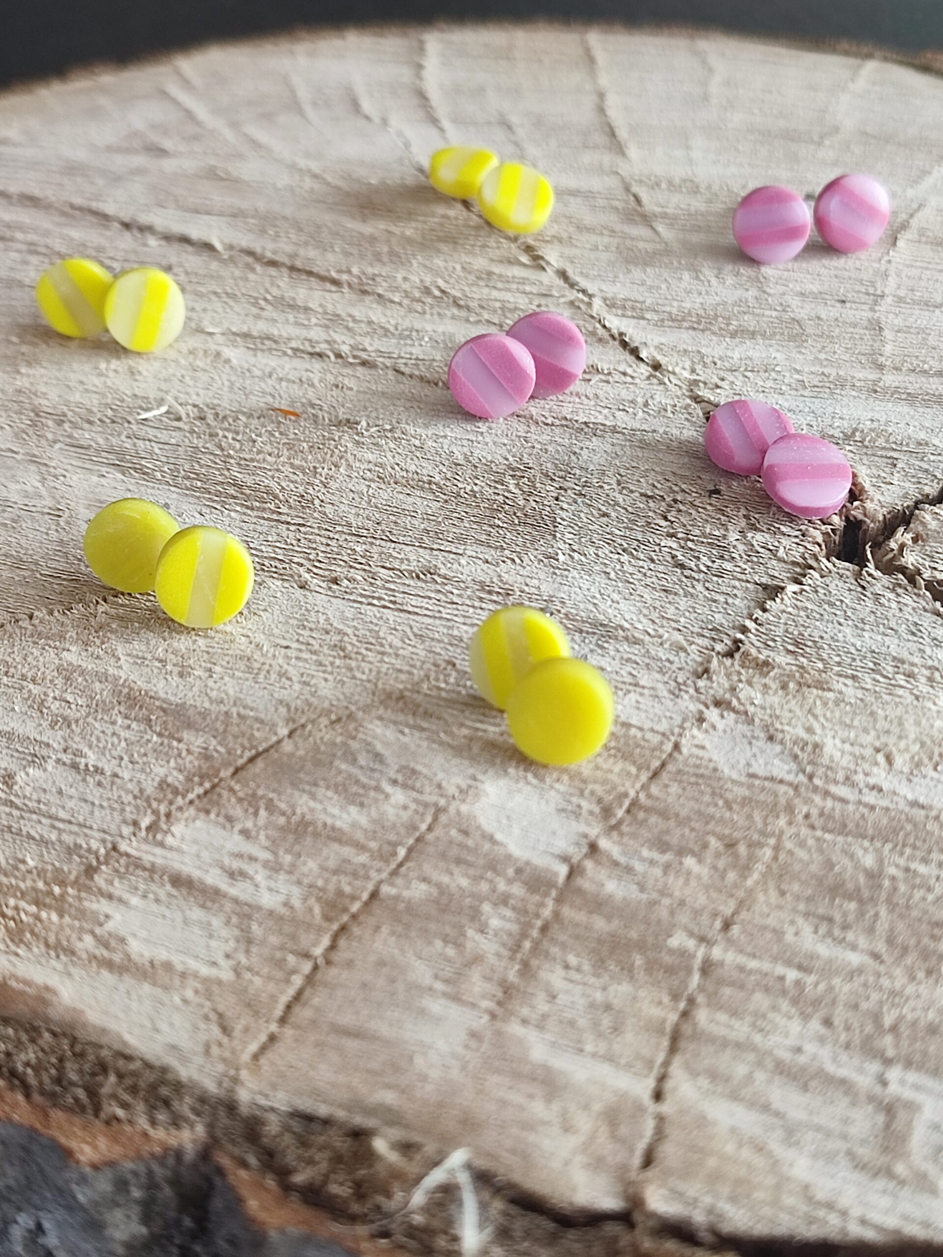 Puces rayées (Plusieurs coloris)