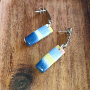 Boucles d'oreilles Diane multicolore